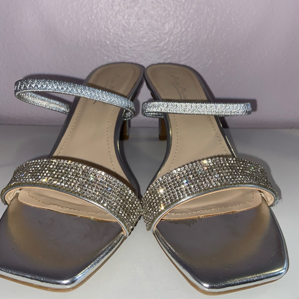 Silver Sparkly Heels